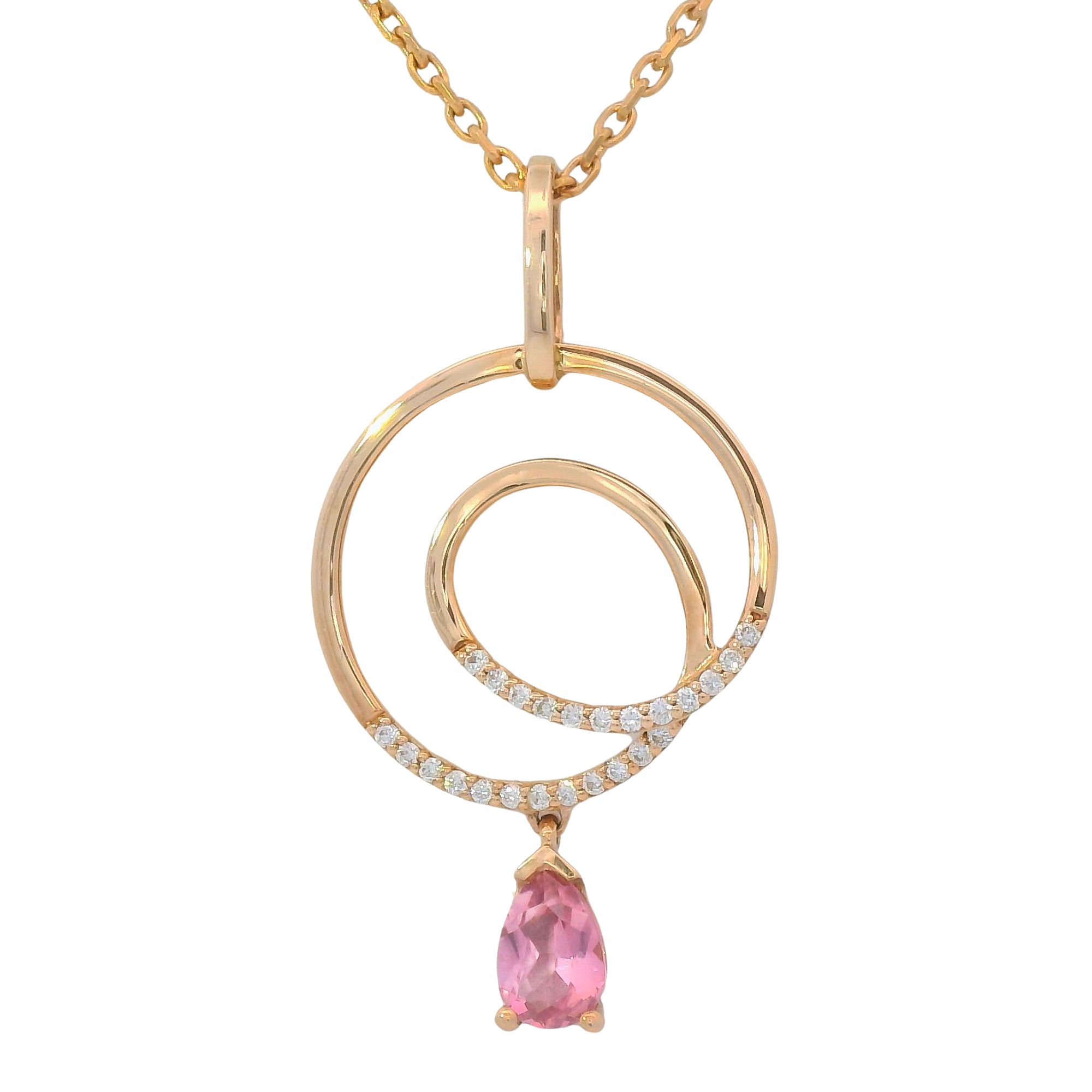 Anhänger, Turmalin, Halskette, Kette, Edelsteinschmuck, Brillanten, Brillantschmuck, Goldwerkstatt, Schmuck und Trauringe, Neuötting, Altötting