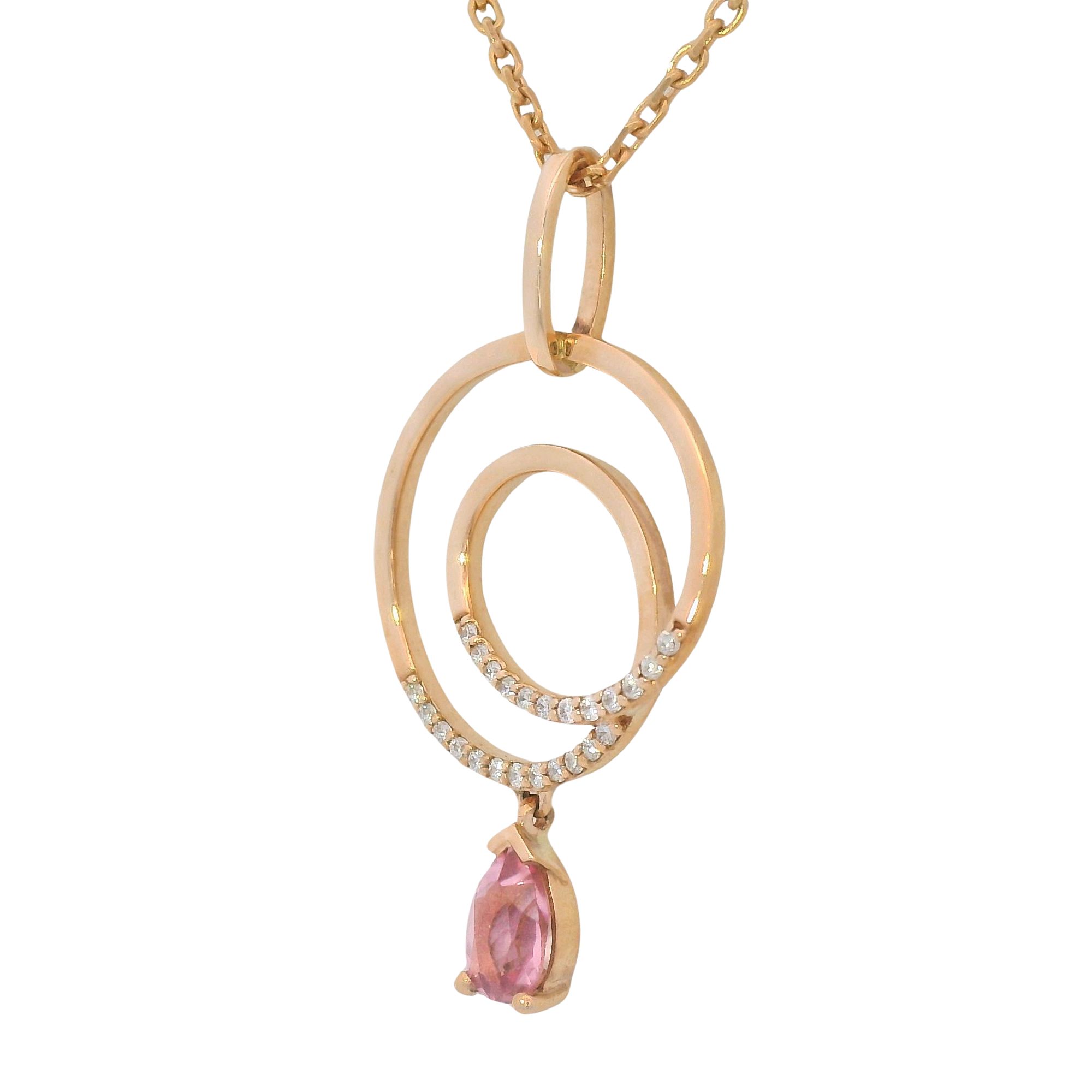 Anhänger, Turmalin, Halskette, Kette, Edelsteinschmuck, Brillanten, Brillantschmuck, Goldwerkstatt, Schmuck und Trauringe, Neuötting, Altötting