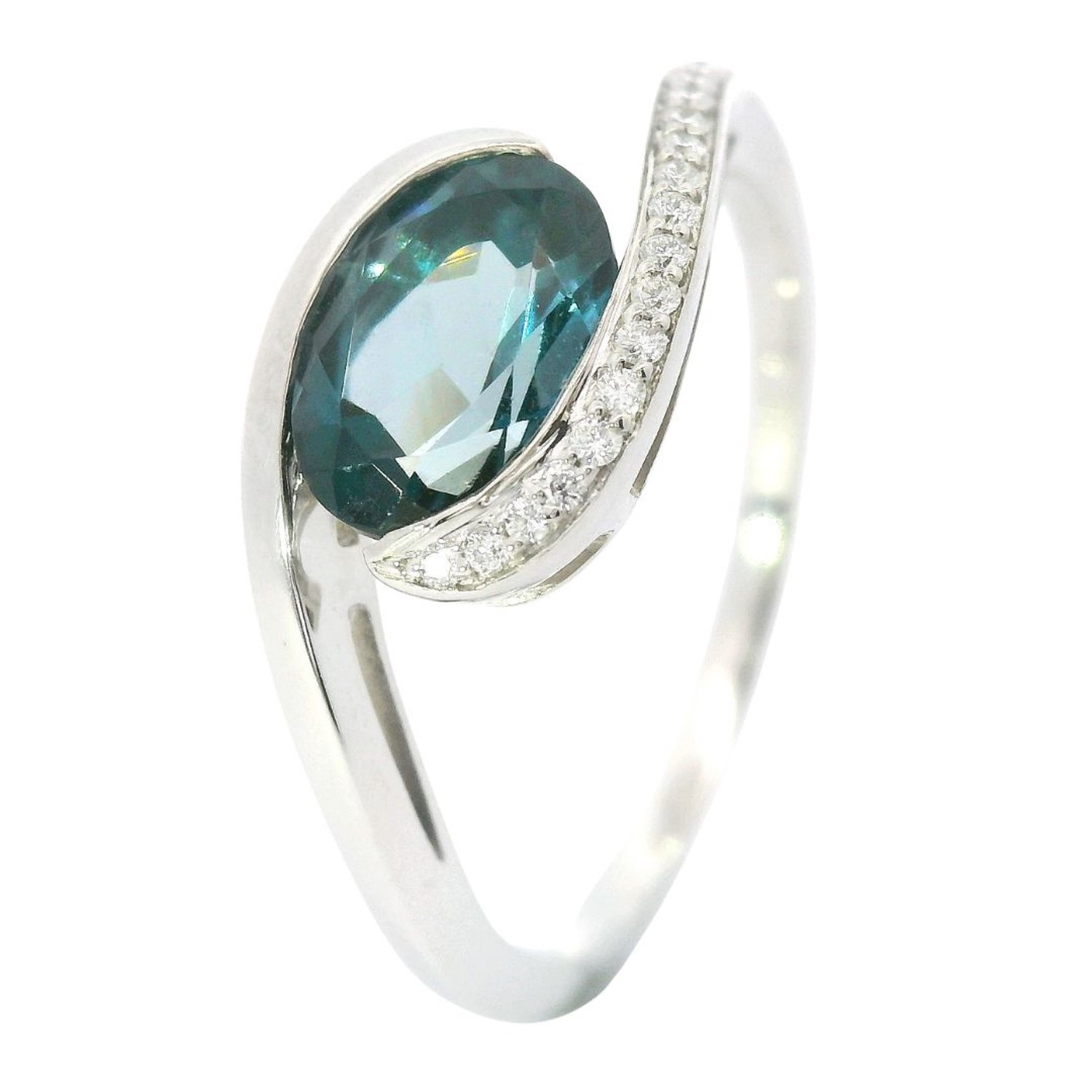 Ring, Topas, Brillanten, Weißgold, 585, Schmuck, Goldwerkstatt, Schmuck und Trauringe, Neuötting, Altötting, Mühldorf am Inn