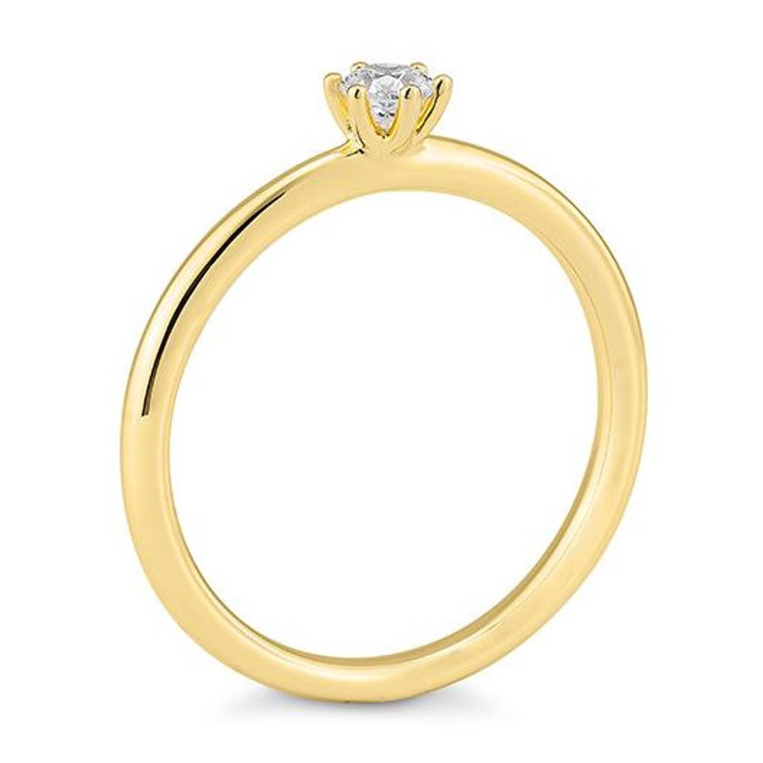 Verlobungsring, Gelbgold, 585, Brillant, Brillantring, Verlobung, Neöttinge, Goldwerkstatt, Schmuck und Trauringe, Neuötting, Altötting, Verlobungsringe, Solitärring