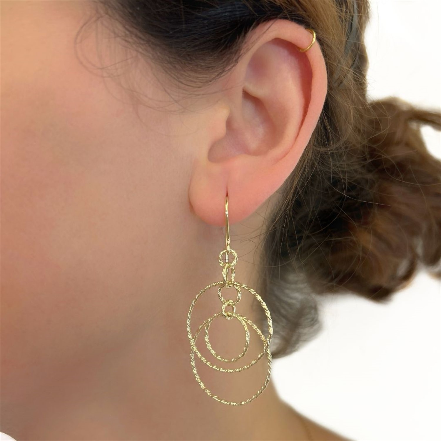 Ohrhänger, Gelbgold, Goldschmuck, Gold, Goldwerkstatt, Neuötting, Altötting, Mühldorf am Inn, Ohrschmuck, Ohrringe, Schmuck