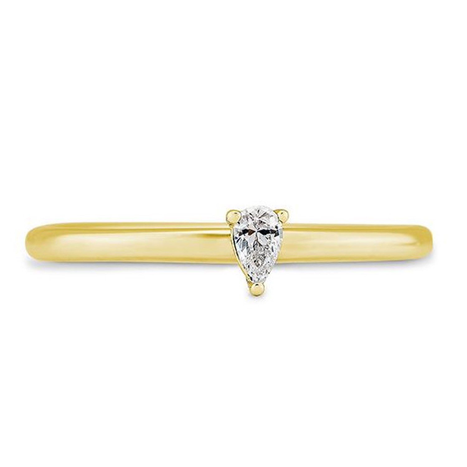 Verlobungsring, Gelbgold, Solitärring, Heiratsantrag, Tropfenschliff, Goldwerkstatt, Schmuck & Trauringe, Neuötting, Altötting, Mühldorf am Inn
