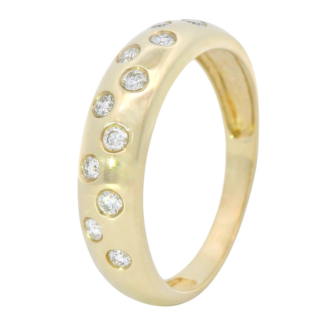Ring, Gelbgold, Goldschmuck, Brillanten, Brillantschmuck, Goldwerkstatt, Schmuck & trauringe, Neuötting, Altötting,