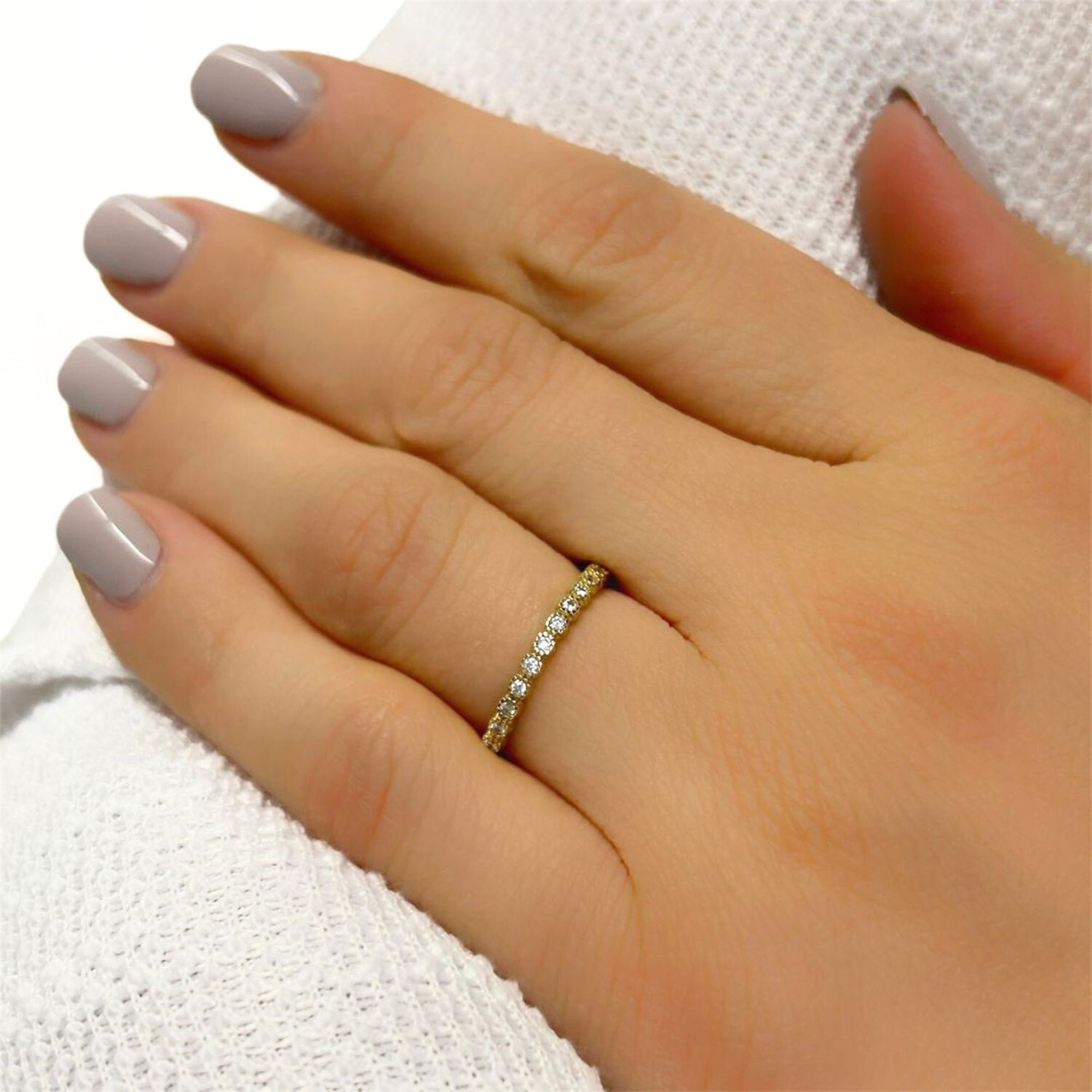 Ring, Gelbgold, Goldschmuck, Goldring, Beisteckring, Zirkonia, Schmuck, Goldwerkstatt, Schmuck und Trauringe, Neuötting, Altötting, Mühldorf am Inn