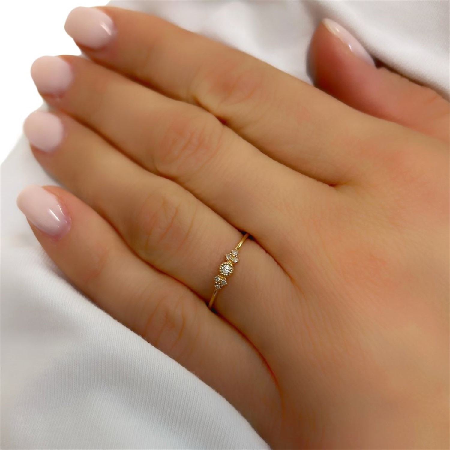 Ring, Gelbgold, 750, Goldwerkstatt, Verlobungsring, Goldschmuck, Brillanten, Brillantschmuck, Neuötting, Altötting, Goldwerkstatt Schmuck und Trauringe