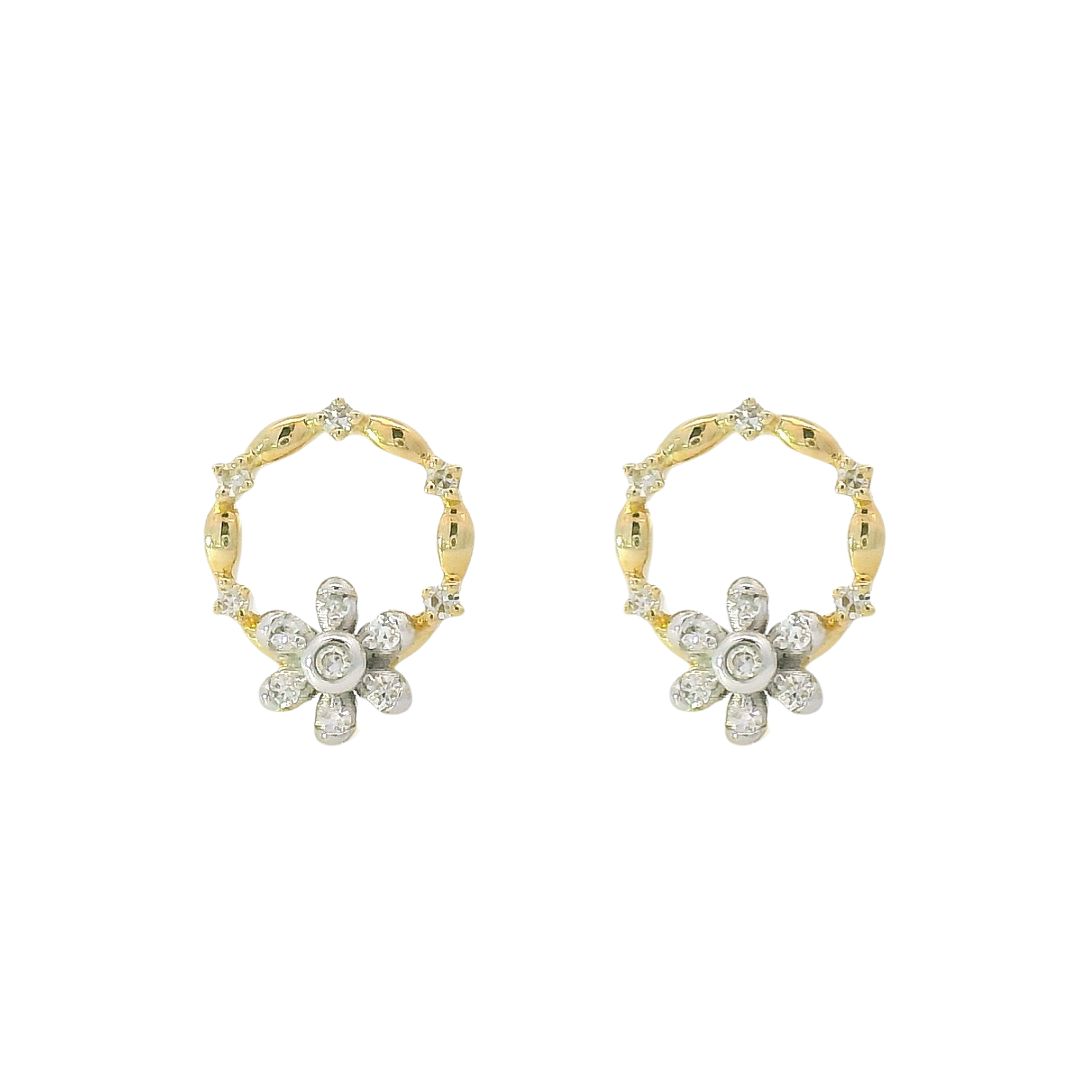 Ohrstecker, Gelbgold, 585, Goldschmuck, Goldwerkstatt, Schmuck und Trauringe, Lieblingsmensch, Neuötting, Altötting, Mühldorf am Inn, Brillanten, Brillantschmuck