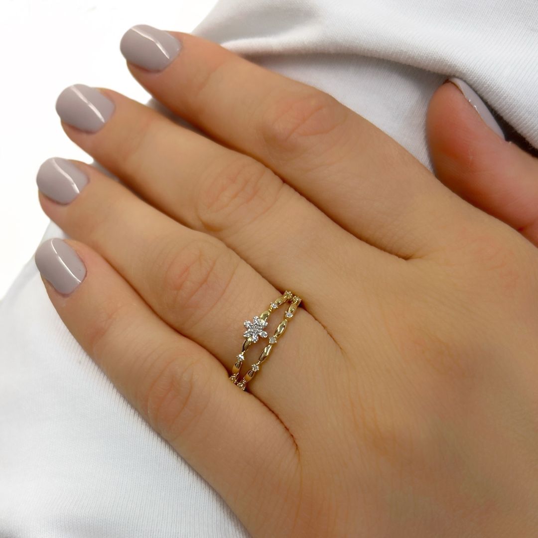 Ring, Gelbgold, 585, Brillanten, Brillantring, Schmuck, Goldschmuck, Neuötting, Altötting, Mühldorf am Inn